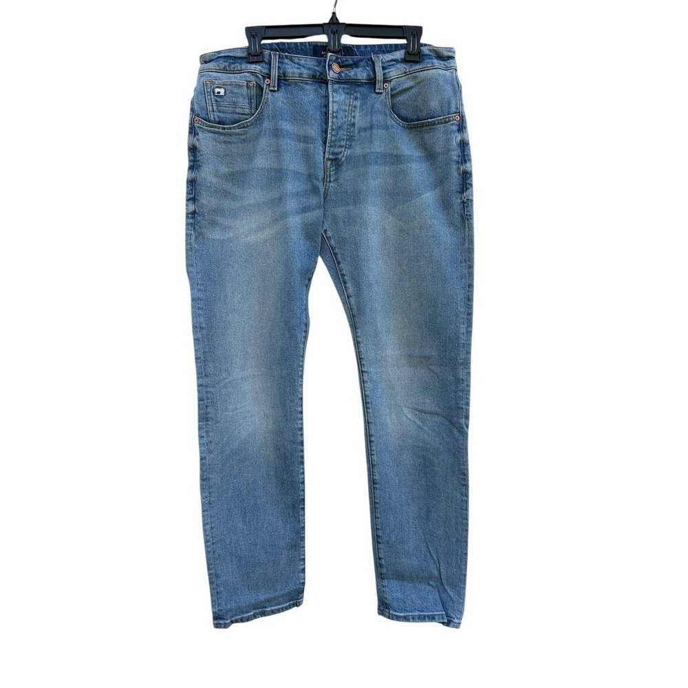 Scotch Soda Ralston Jeans Mens 36x32 Fits 34x31 Denim Light Wash Straight